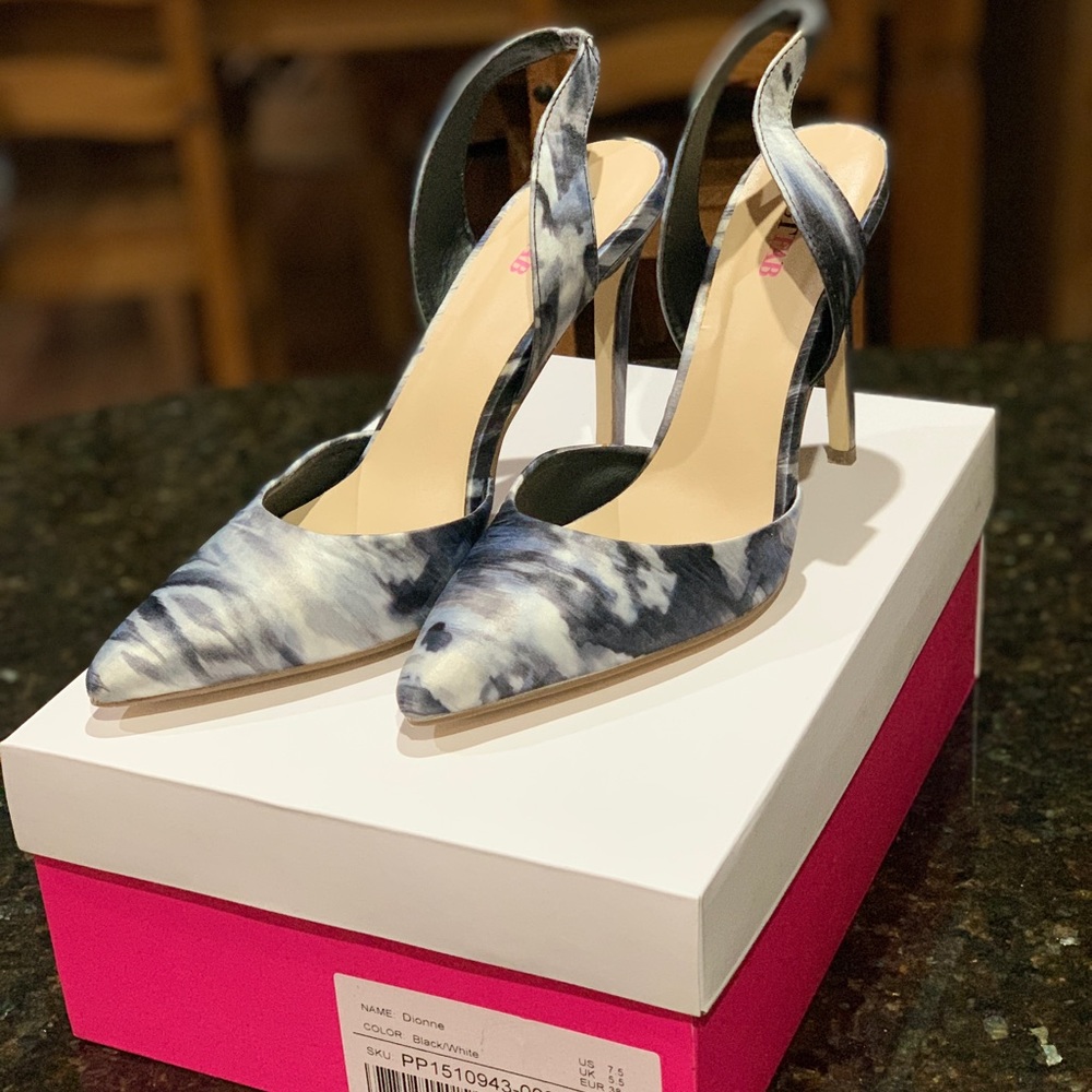 🌞JustFab slingback heels 7.5